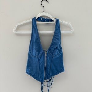 Out From Under Hot Stuff Denim Corset